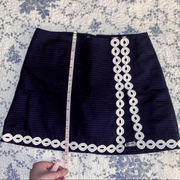 Lilly Pulitzer | 0 | Cotton Lenore Skort in Blue - Picture 7 of 7